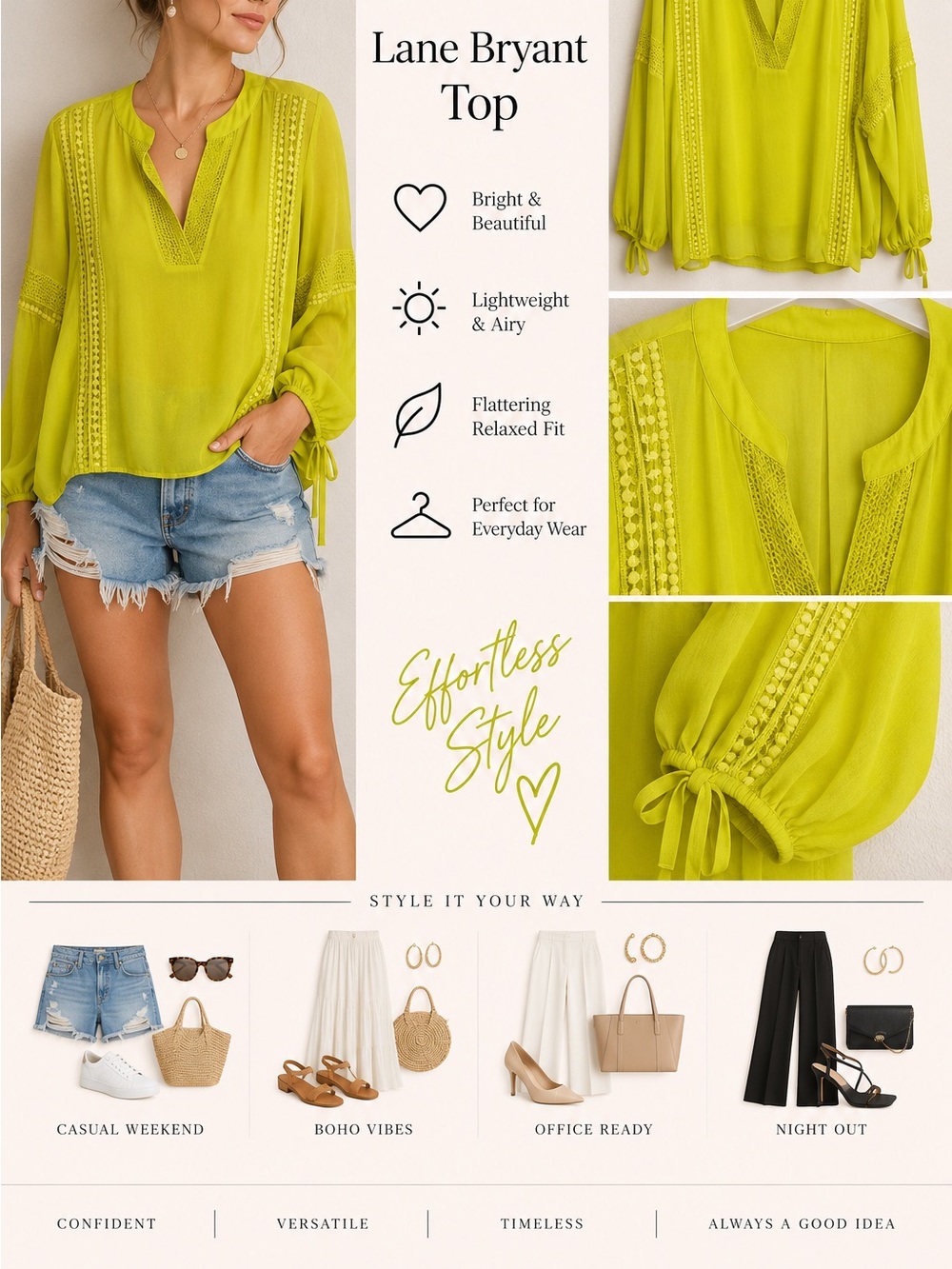 Lane Bryant Top nwt